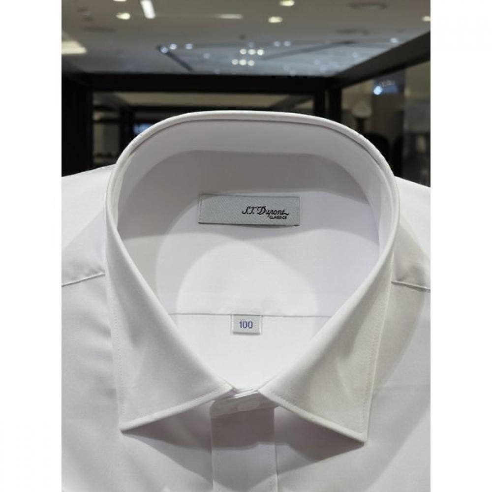 S.t. Dupont 25ss Stretch Short Sleeve Slim Fit Shirt Se5mm21hs303swh