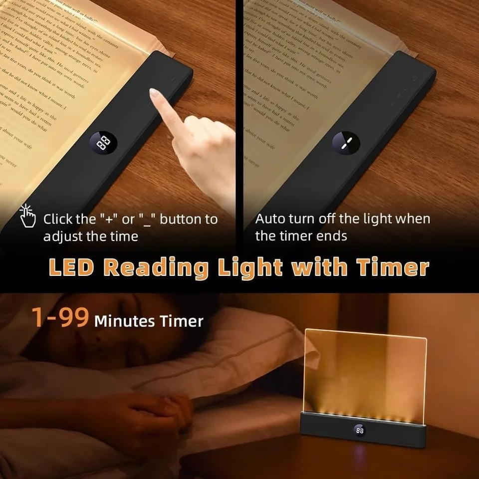 LED Tablet Nachtsicht Leselampe Leicht Tragbar Klar LED Buch Vollseitenlicht Langlebig Schreibtischlampe Board für Zuhause Schule
