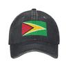 Personalized Cotton Flag Of Guyana Baseball Cap Outdoor Women Unisexs Adjustable Dad Hat Spring