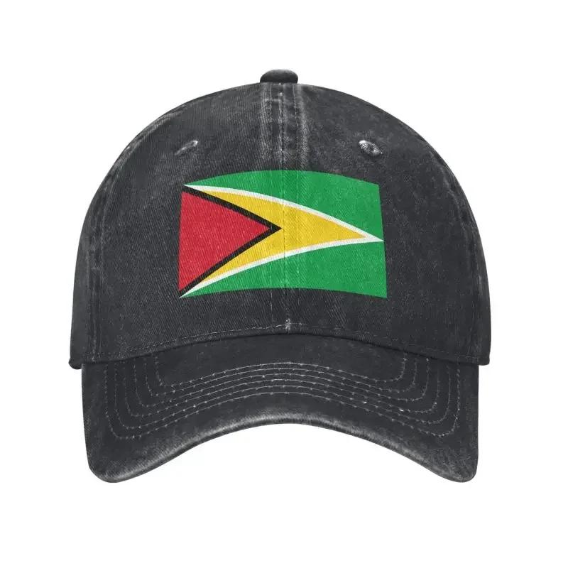 Personalized Cotton Flag Of Guyana Baseball Cap Outdoor Women Unisexs Adjustable Dad Hat Spring