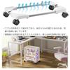 DEWEL CPU Stand PC Cart PC Stand PC Cart PC Storage Box Server Rack Plant Pot Stand Printer Stand with Casters PC Stand PC Wagon Size Stepless