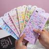 3D Cartoon Crystal Diamond Stickers for Children - Japanese New Style Decorative Embossed Stickers