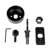 16 Pcs/set Woodworking Hole Opener Saw Carbon Steel Drilling Tool Hole Saw Cutting Kit Electric Drill Accessories Set