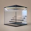 3/5 Layers Acrylic Display Rack With LED Light Transparent Ladder Handmade Anime Car Model Blind Box Doll Showing Cabinet