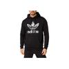 Adidas Sudadera Americana con Capucha y Cordón Estampado del Logotipo para Hombre Sudaderas Negro HK2803