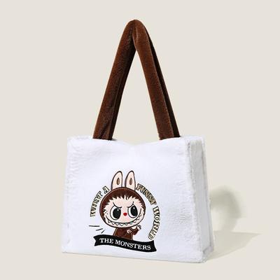 Bag Women's Large Capacity Plush Tote Bag Going Out High Value Versatile Shoulder Bag Sweet Girls Handbag Bag