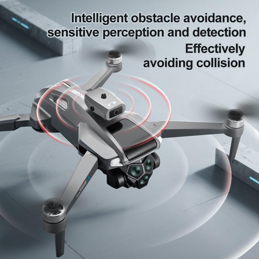 2025 New Drone with 4K Dual Camera Professional Video Drone Quadcopter 360 Intelligent Obstacle Avoidance for Gift Drone