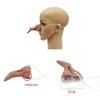 Halloween Prank Witch Nose Costume Prop Funny Scary Long Nose Trick Toy for Adults Kids Party Cosplay