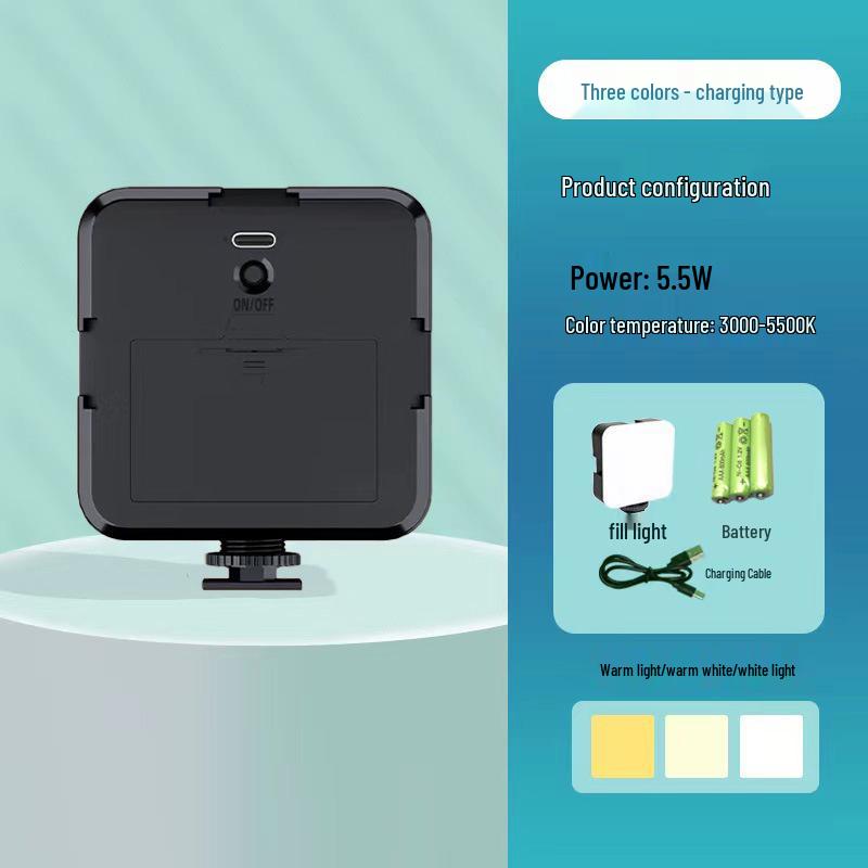 Przenośne Mini Miękkie Światło do Aparatów SLR i Telefonów Komórkowych