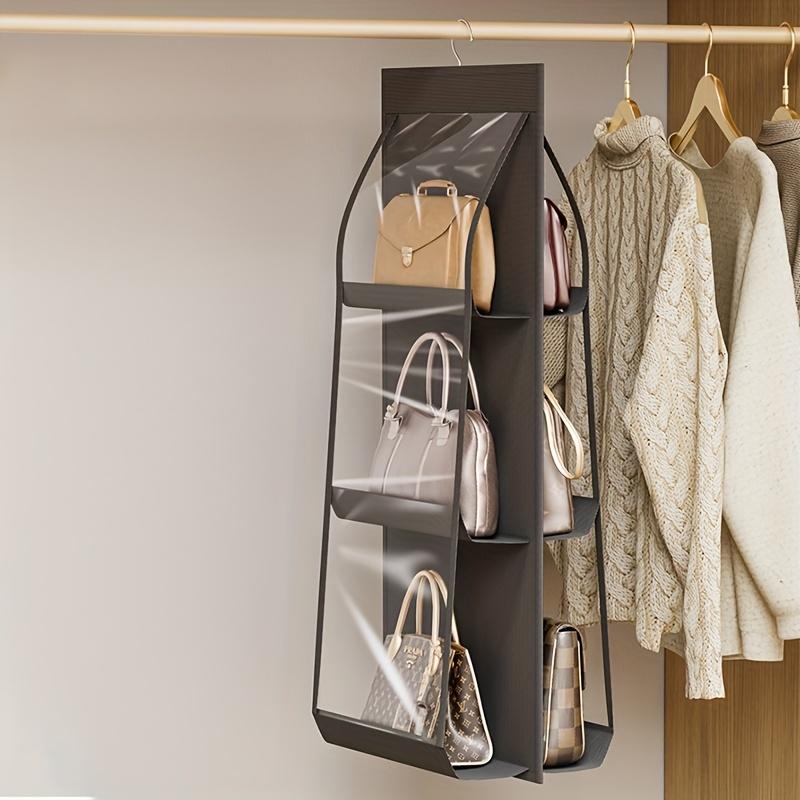 8-Pocket Storage Hanging Bag, Double-Sided Multi-Layer Organizer with Thick Fabric, Wall Door Closet Hanger for Bedroom Home