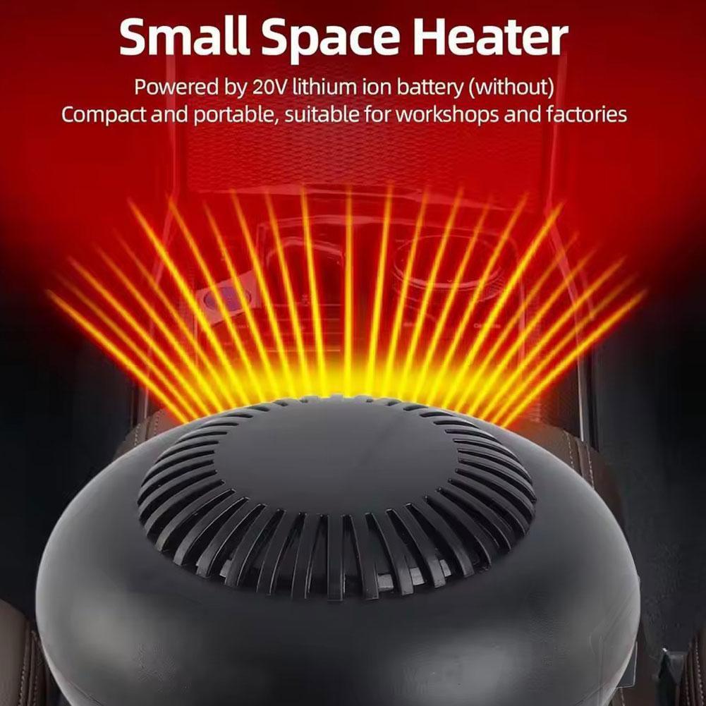 1500mAh Wireless Outdoor Heater with Constant Temperature Warm Air Internal Circulation 360° Adjustable Lithium Battery Powered