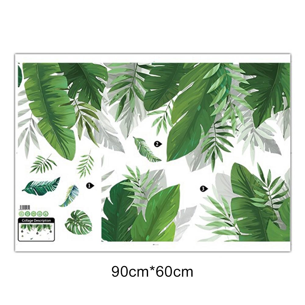 Sweet Room,Fresh Greenery Leaves Plant Wall Sticker Living Room Bedroom Home Wall Sticker