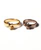 Bonbeau Double Star Point Chic Simple Ring Star Point Unique Bold Ring (C Type)
