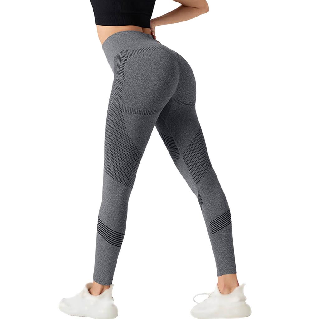 Women's Casual Seamless Hip Lifting Fitness Pants With Tight Fit And High Waist, Seach Hip Yoga Pants