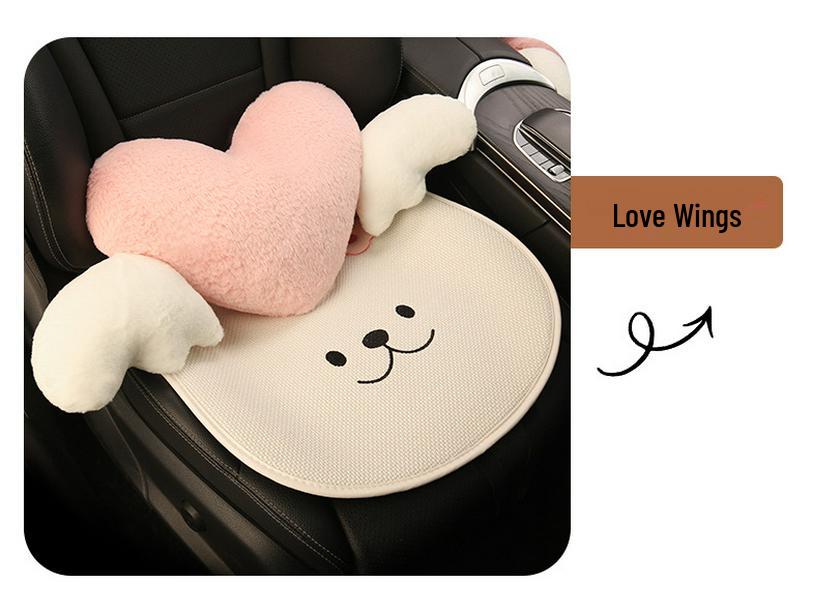 Süßes Cartoon-Bären-Autositzkissen & Universeller Rucksack für BYD Seal 05