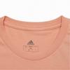 adidas Essential Logo Print Sport Round Neck Short Sleeve T-Shirt Women Tops Pink H07810