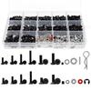 500pcs Universal RC Car Screw Kit with Set of Hardware Fasteners for Axial Redcat HPI Arrma Losi Scale RC Car Truck Crawler 1/8 1/10 1/12 1/16