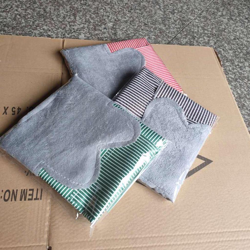 Striped Waterproof Oil-proof Kitchen Apron with Wipe-Hand Feature, Dirt-Resistant and Lightweight for Summer