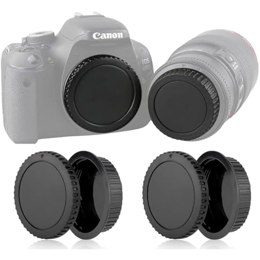 Lens Caps Canon EOS Series Compatible Canon Lens Caps Compatible EF EF-S Mount Lens Rear Caps EOS...