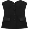 Araltay Fashion Style Women's Clothing Stylish Silk Satin Texture Patchwork Corset Tops 8881593