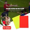 Red Yellow Card Skillful Manufacture Soccer Referee Tool Red Yellow Cards for Football Match Training Tool 3.2x4.3 Inch
