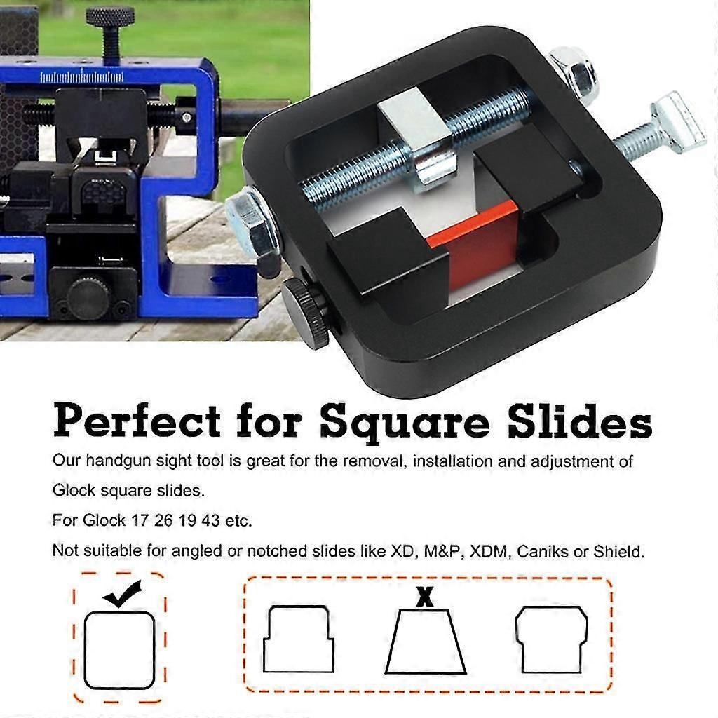 Sight Pusher Tool for 1911 Sight Beads Disassembly Tool with Tapered Slider
