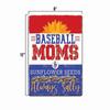 Mom Baseball Sign sign mom Vintage baseball Metal Vintage Look Always Salty