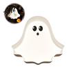 Cute Candy Dish Ghost Tray 3D Printed Halloween Shape Desktop Storage Dish Spooky Style Tray Key Jewelry Organizer Tabletop Decor for Party
