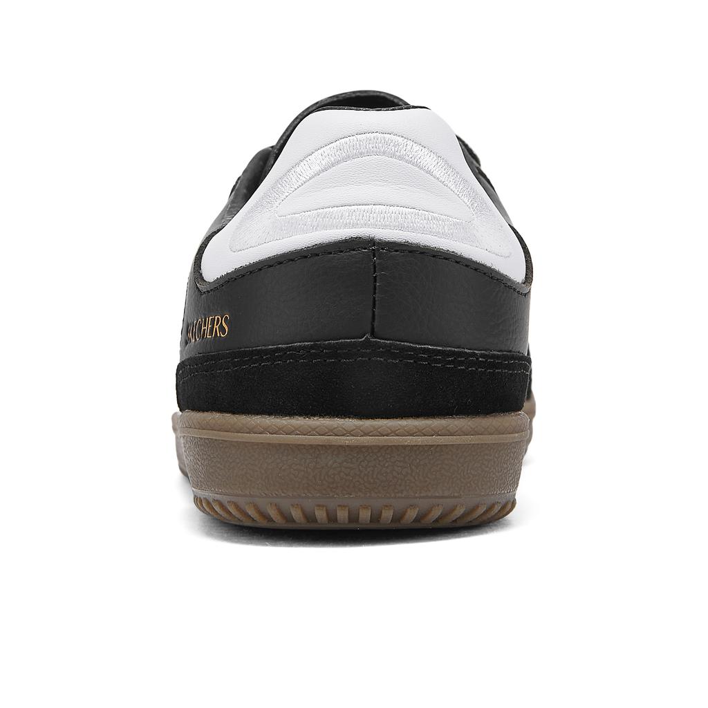 Skechers Hotshot Comfortable Thin Sole Durable Low Top Skate Shoes Men Sneaker Black White 254150W-BKW