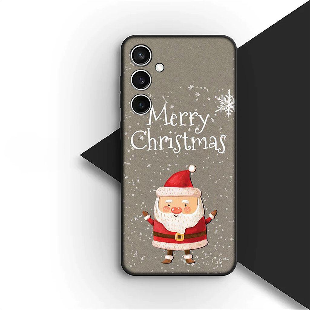 Père Noël Joyeux Noël Sapin de Noël Cerf Coque de Téléphone pour Apple iPhone 17 Air 12 13 Pro Max Mini ProMax 7 + 8 Plus Coque Souple