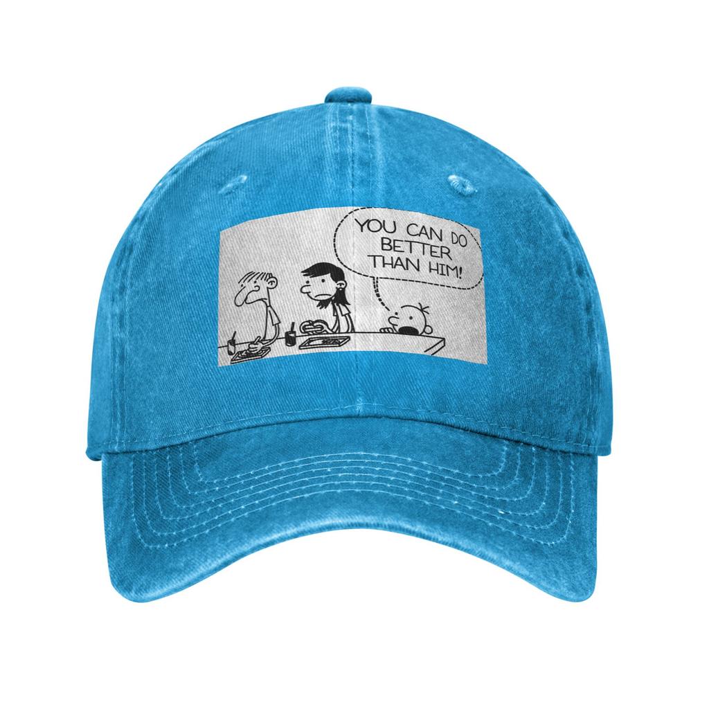 Diario di una schiappa Ti puoi comportare meglio di lui Cappellino in Tessuto di Jeans Cappellini da Baseball Casual Cappello Regolabile Cappellini da Baseball Estivi Unisex