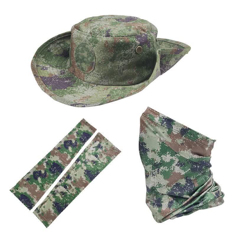 Outdoor Ice Silk Sun Protection 3-Piece Set