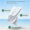 Blue Avian Toile Quick Drying Beach Towels Ultra Lightweight Fast-drying Super Absorbent It is a must-have item for summer
