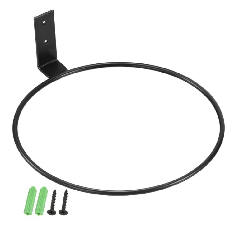Indoor Outdoor Iron Plant Holder Wall Mount Flower Pots Rings for Balcony and Garden Decorative Hanging Planter Bracket