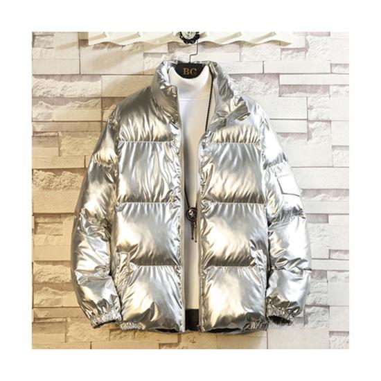 Moda de Invierno para Hombre Chaquetas Gruesas Acolchadas de Algodón Masculinas Holgadas de Color Sólido Abrigos Cálidos Parkas Acolchadas con Capucha Cálidas para Hombre