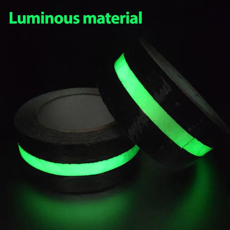 Anti Slip Warning Tape Luminous Long Lasting Non Slip Texture Secure Stickiness Dark Glow Easy Cutting Home Office Warning Tape