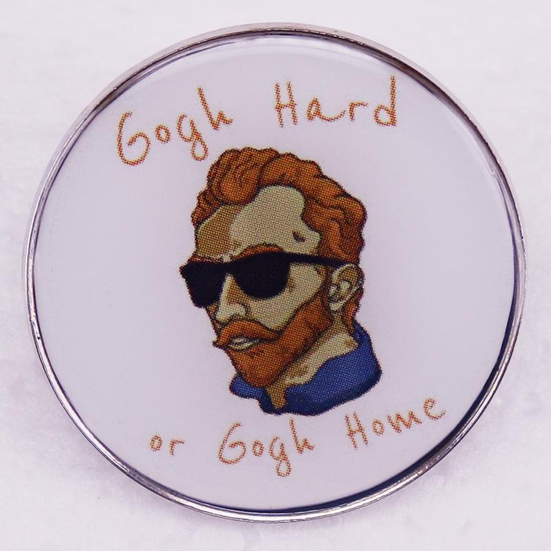

Van Gogh Fan Brooch - Art Lover s Gift