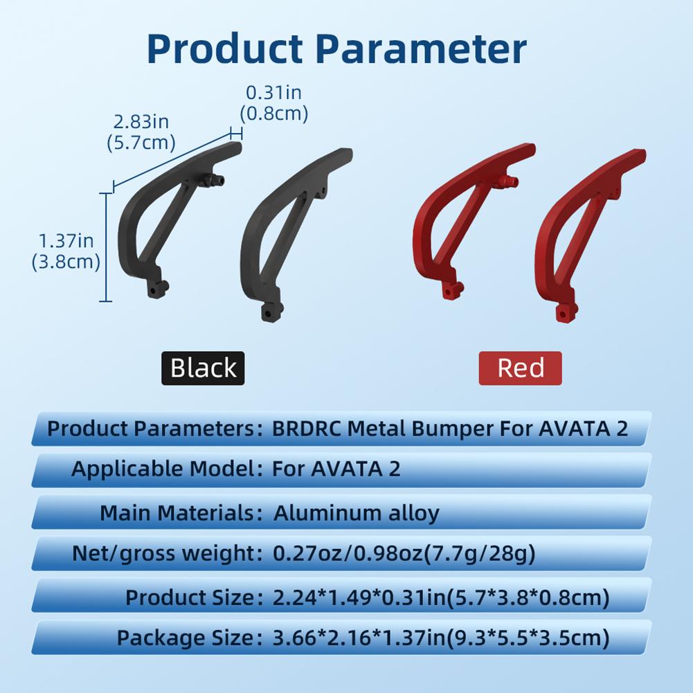 Protective Bar for DJI Avata 2 Gimbal Bumper Aluminum Alloy Camera Lens Protector Alleviate Impact Gimbal Protection Bar