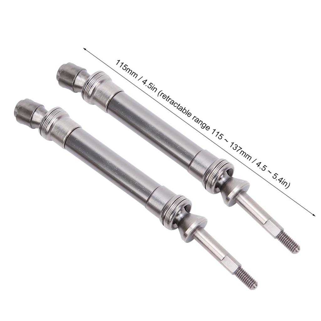 Metal Rear CVD Drive Shaft Set Fit for   Slash 1Celsius10 RC Car NSV775
