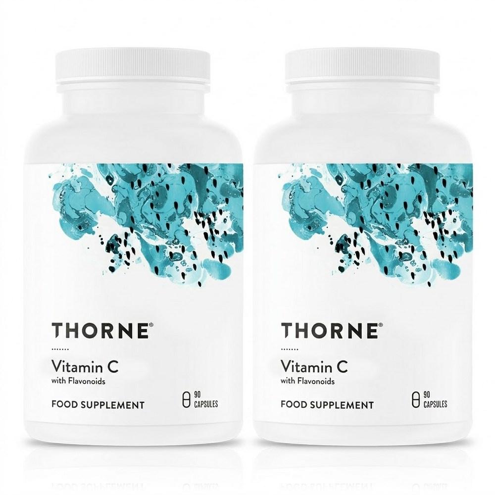 Thorne Research Vitamin C Flavonoid Capsules 90 Tablets 2 pcs