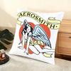 Band A-Aerosmith Cushion Cover Soft Short Plush Pillow Cover Smooth Cozy Texture Aesthetic Cushion Case Home Decor