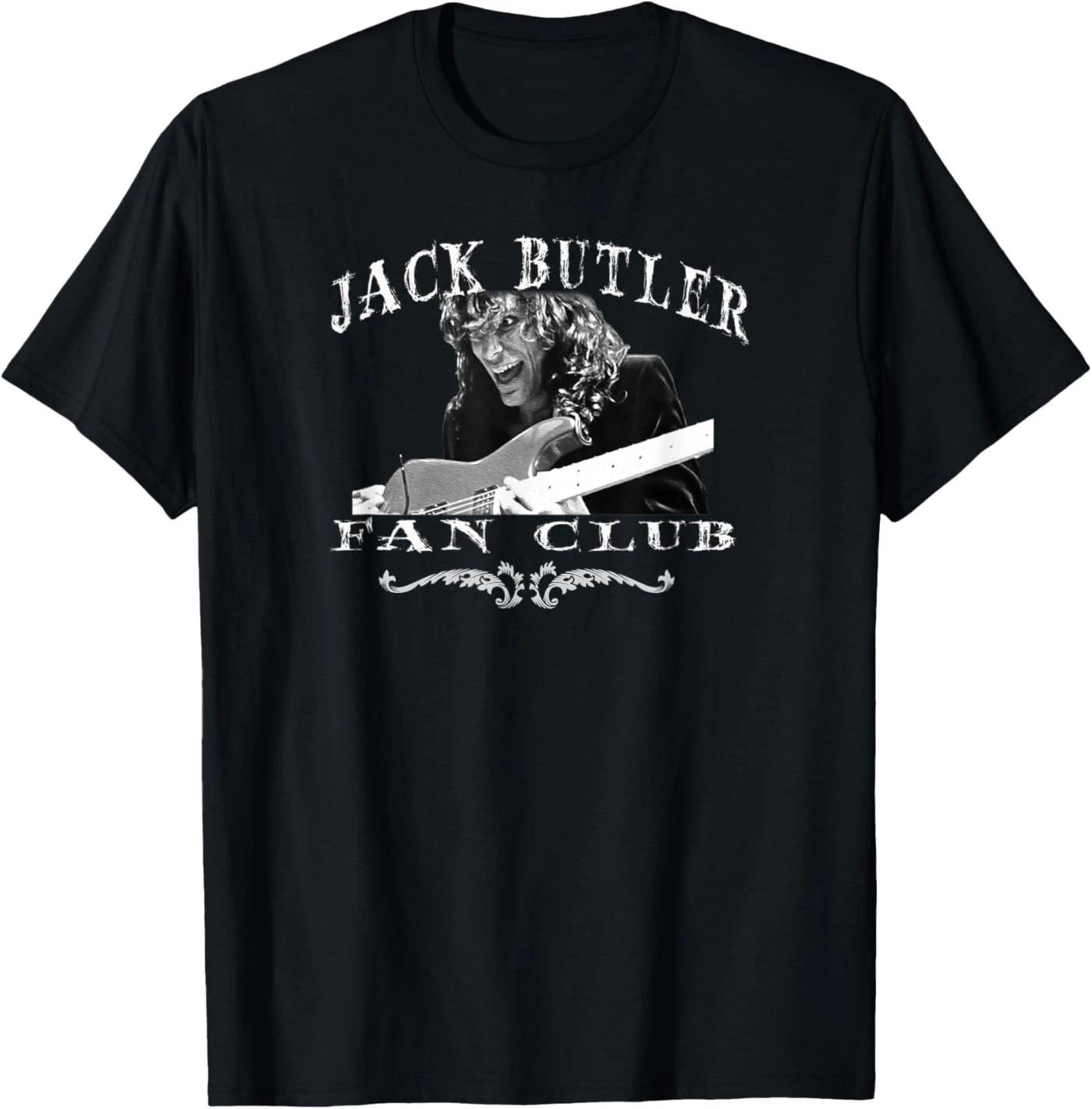 

Jack Butler Funny Fan Club Guitar Music Legend Eighties T-Shirt 3XL