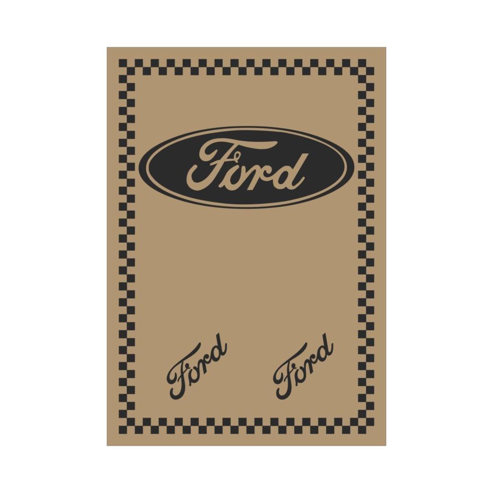 Buy Ford Paper Car Mat Portable Vehicle Foot Pads Folding Mats