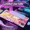 Custom Name Personalized Barbie Pattern Mousepad, Laptop PC Desk Mat, Decorative Desk Mat for Home Keyboard Pad Gift