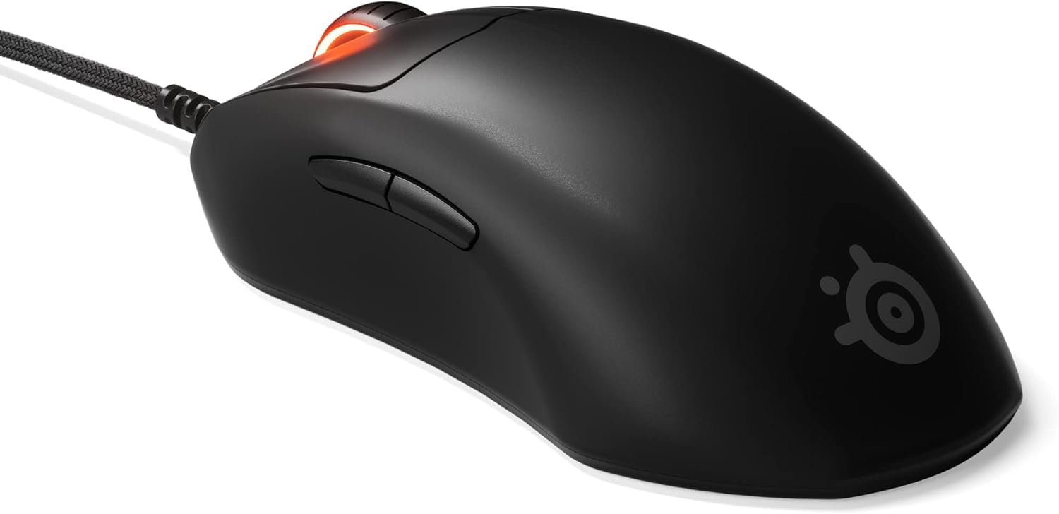 

SteelSeries Wired Gaming Fast Ergonomic Customizable Prestige OM SuperMesh Prime 62533 Mouse, Lightweight, Response, Design, Functions, Switch, Cable,