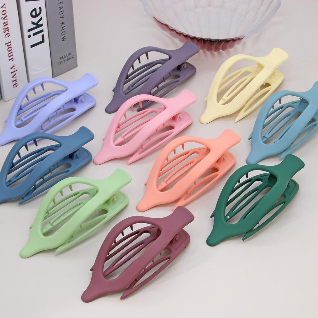 Leaf Oval Hairpin Fashionable and Simple Back of The Head Bun Hairpin Duckbill Hairpin Hair Accessories