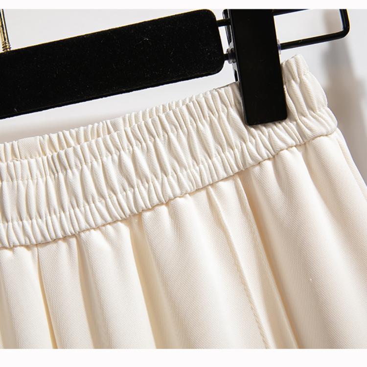 MOJTA Dámské jaro podzim plus velikost ležérní volné kalhoty s vysokým pasem