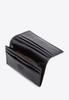 Wittchen Men's Leather Business Card Case With Monogram Black Natural Leather