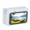 Keychain Camera 1080P HD Tiny Retro Digital Camera with LED Light Filters for Teenagers Adults Photography Travel White