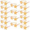 12/16 Pack Rimless Star Shaped Sunglasses New Fashion Candy Color Set Shades Women's Trendy Cute Party Props Sun Glasses